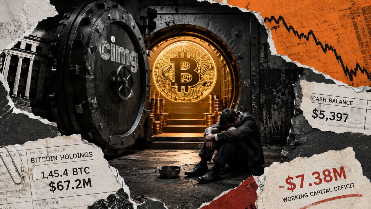 Bitcoin-Rich, Cash-Poor: CIMG Inc. Needs Immediate Funding Despite $67M BTC Treasury
