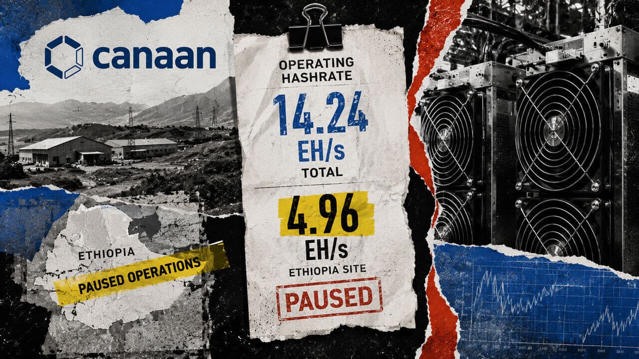 Canaan's July Hashrate Figures Boosted by Paused Ethiopian Mining Operations, Representing 35% of Total
