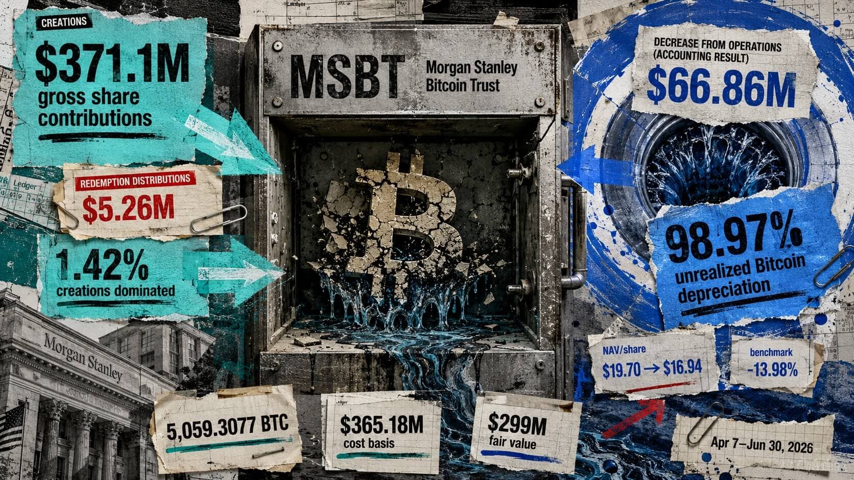 Morgan Stanley's Bitcoin ETF Attracts $371M in New Shares Despite Asset Value Drop from BTC Price Decline