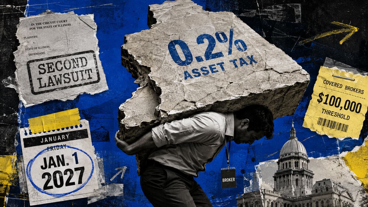 Illinois Faces Second Lawsuit Over Controversial 0.2% Crypto Asset Tax; Users Could Face Monthly Tax Bills